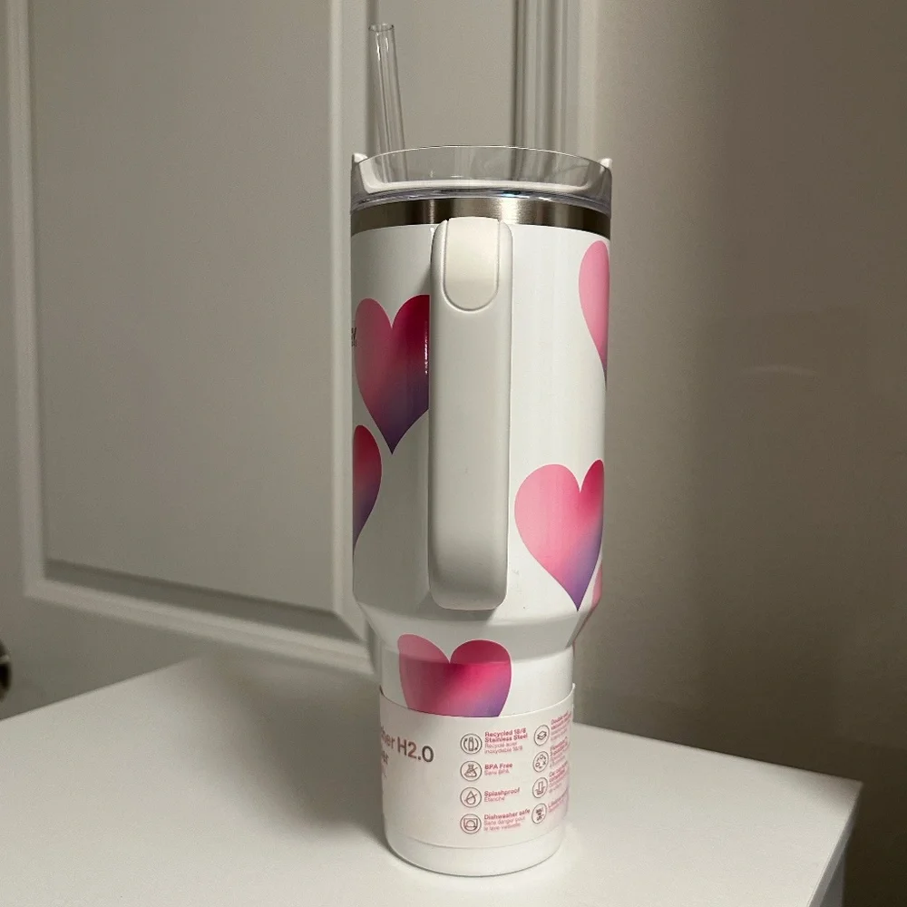 Target x Stanley White Valentine's Day Tumbler - 40 oz - NEW - Picture 3 of 6